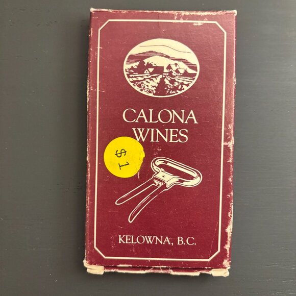 Vintage Calona Wines Kelowna B.C. Corkscrew in Original Box - Picture 4 of 4
